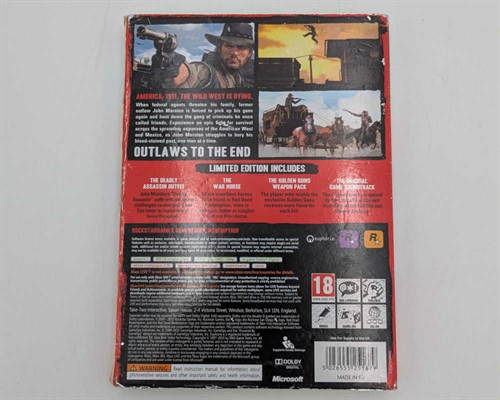 Red Dead Redemption Limited Edition - XBOX 360 (B Grade) (Genbrug)